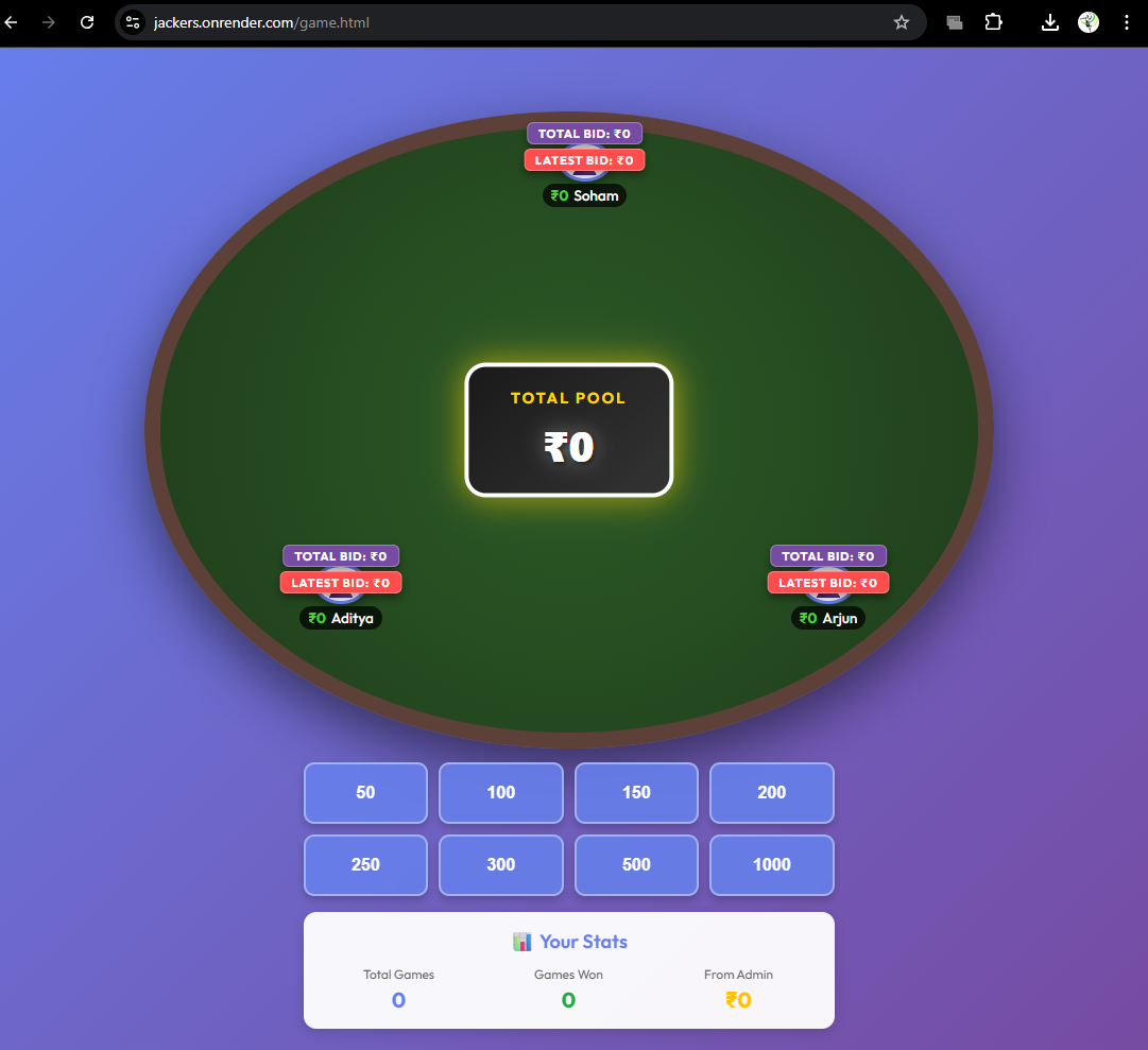 Jackers – Smart Poker Coin Management System screenshot 3