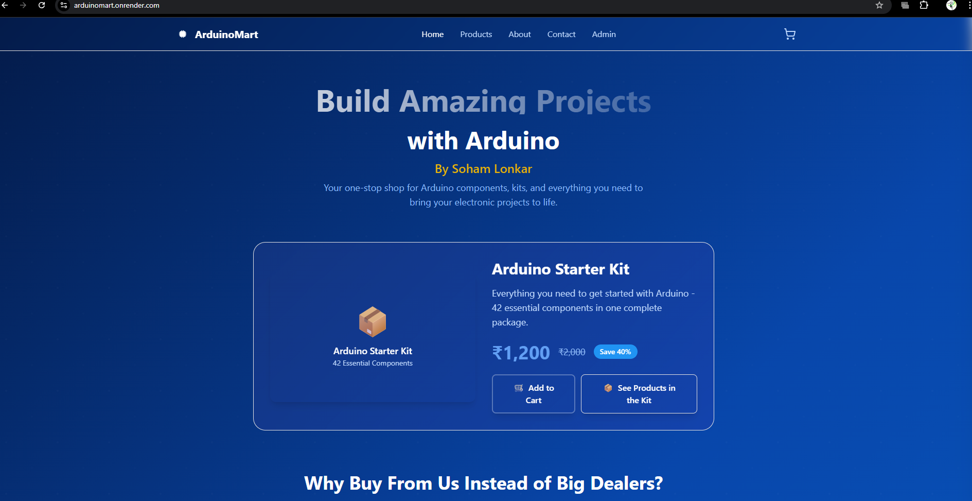 E-commerce WebApp screenshot 2